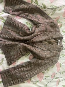 Plaid Blazer