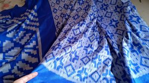 Royal Ikkat Silk Saree