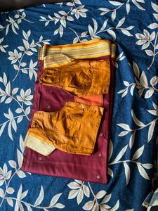 Brown Silk Paithani Saree with blouse