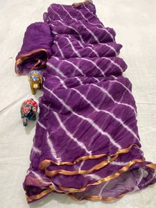 Sawan Spcl Lehriya Saree Select Any One Shade. No Coin Or Offer Rz