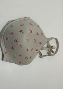 Cute Palm Tree Print Bra -38DD