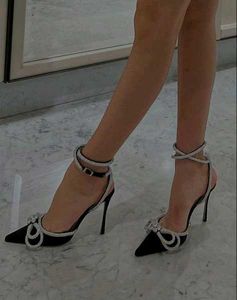 Sparkling Bow Heeled Shoes