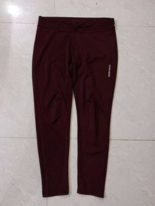 Active Sports Maroon Leggings