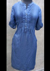 Blue Denim Kurta