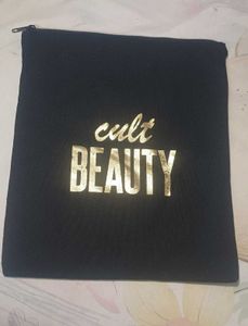 Cult Beauty Pouch - Gold Logo