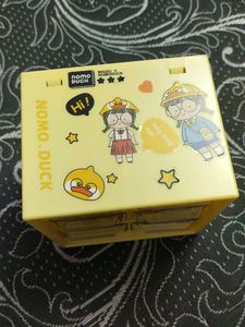 Yellow Organizer Box with Compartments