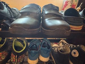 Liberty School Shoes Velcro Black