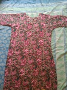 Beautiful Floral Print Kurta