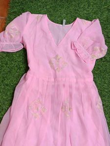 Pretty Pink Embroidered dress