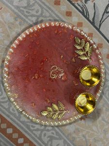 Decorative Pooja Thali - Festive Celebrations