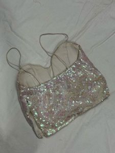 Sparkling Sequin Crop Top