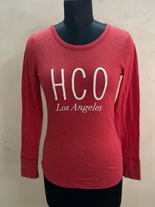 Red HCO Los Angeles Long Sleeve T-Shirt