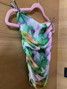 ZARA - Sheer Ruched Floral Print Top