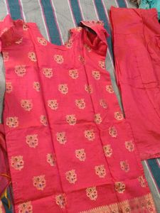 Beautiful Pink Kurta Set with Dupatta