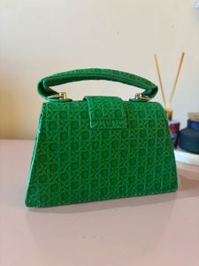 Green Textured Mini Bag