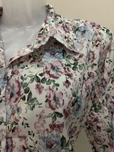 Floral Print Collared Shirt and pants