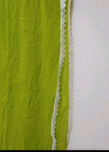 Lime Green Color Dupatta