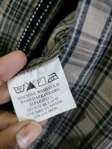Brown checked Shirt JP 🤎