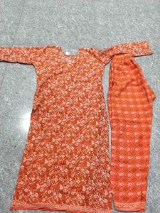 Vibrant Floral Print Kurta pant