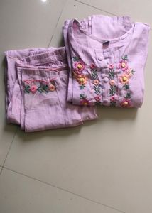 Levender Colour Kurta Set..