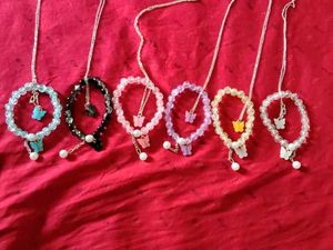 Cute Butterfly Charm Necklaces pack of 3