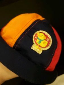 Cute Baby Hat with Duck Applique