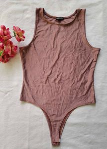 Sleeveless Dusty Rose Bodysuit