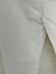 Classic White Straight Leg Jeans