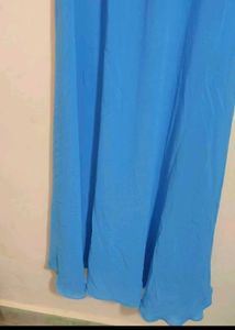 Blue🔵 Embroidry Gown Dress For 34 Bust