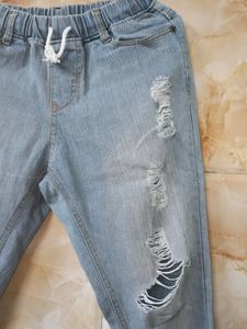 Distressed Denim Jeans