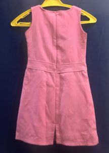 Cute Pink Girls Dress size 24 fits 4-5 year ols