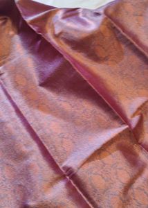Lilac Tanchoi Brocade Saree