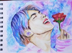 Watercolor Portrait Painting