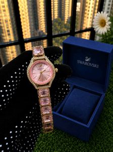 SWAROVSKI SW-GL-01 ELEGANCE WATCH ⌚💚✨*