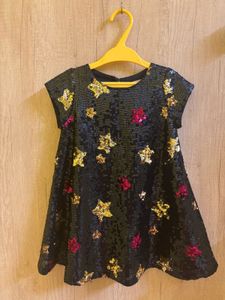 John Lewis Sparkly Star Sequin Dress