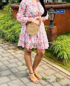 masakali.co Women Fit and Flare MulticolorDress