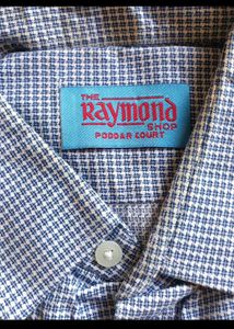 Raymond Classic Blue Checkered Shirt
