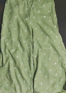 Green Embroidered 3 piece set