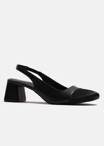 Elegant Black Slingback Heels
