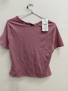 Stylish Mauve Crop Top