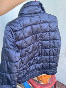 Stylish Navy Blue Puffer Jacket