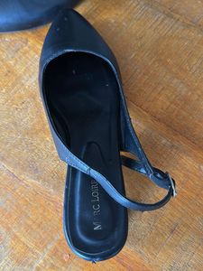 Marc Loire Black Slingback Heels