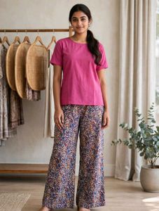 Boho Print Palazzo Pants