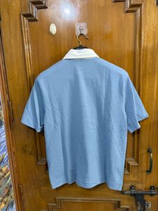 Westside Men's Blue Polo T-Shirt Relaxed Fit