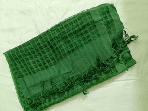 Beautiful Green Dupatta with Tassels 💚