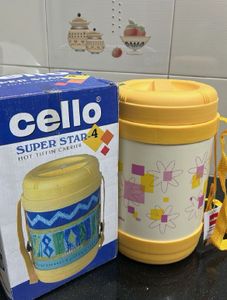 New- Cello Super Star 4 Hot Tiffin Carrier