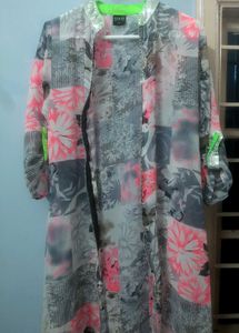 High-low Long Shrug