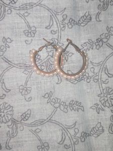 Set of 6 Earrings | 5 Hoops + 1 Stud Pair | Pearl