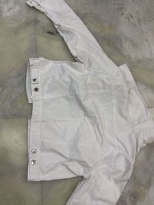 Classic White Denim Jacket