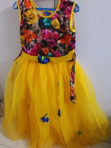 Beautiful Multilayer Long Frock Of Size 36